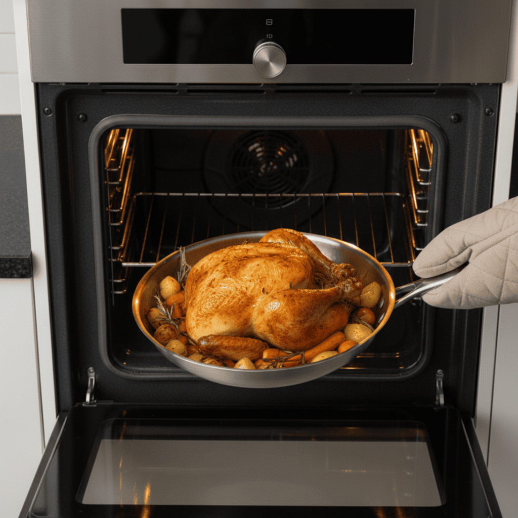 High-Quality Stainless Steel Titanium Pan for Natural Cooking
