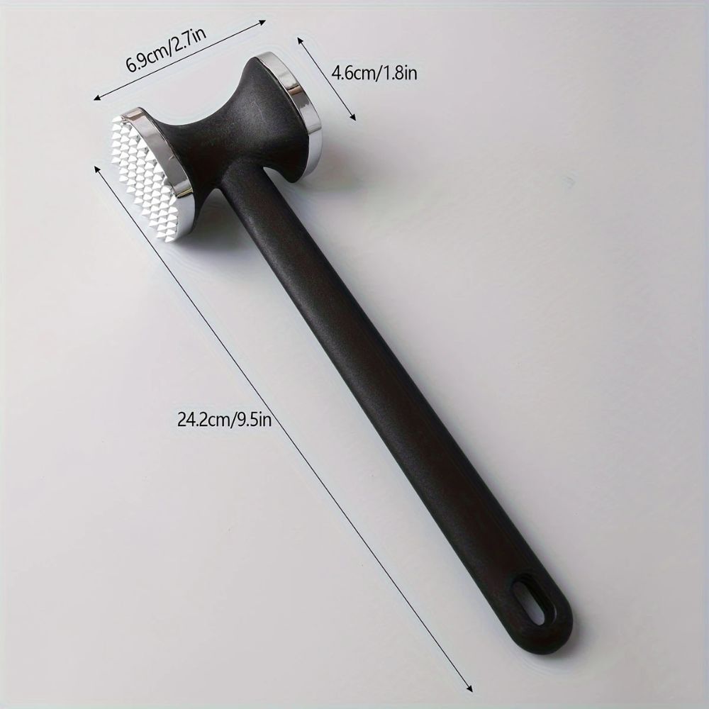 Dual-Sided Zinc Alloy Meat Tenderizer Hammer