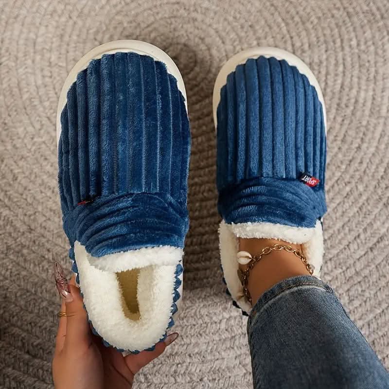 Warm Fleece Indoor House Slippers for Men and Women