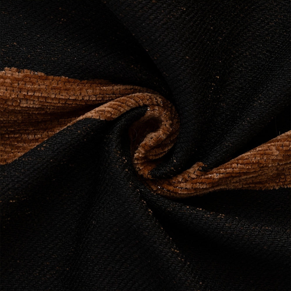Tribal Chenille Sofa Cover with Abstract Patterns