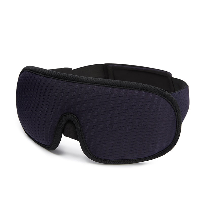 3D Light Blocking Sleep Mask with Soft Padded Fabric