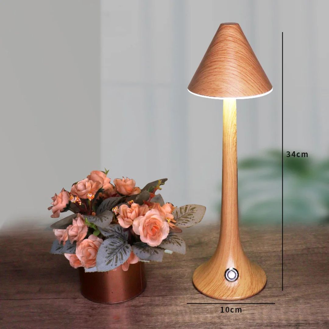 Rechargeable LED Mushroom Table Lamp with Touch Control