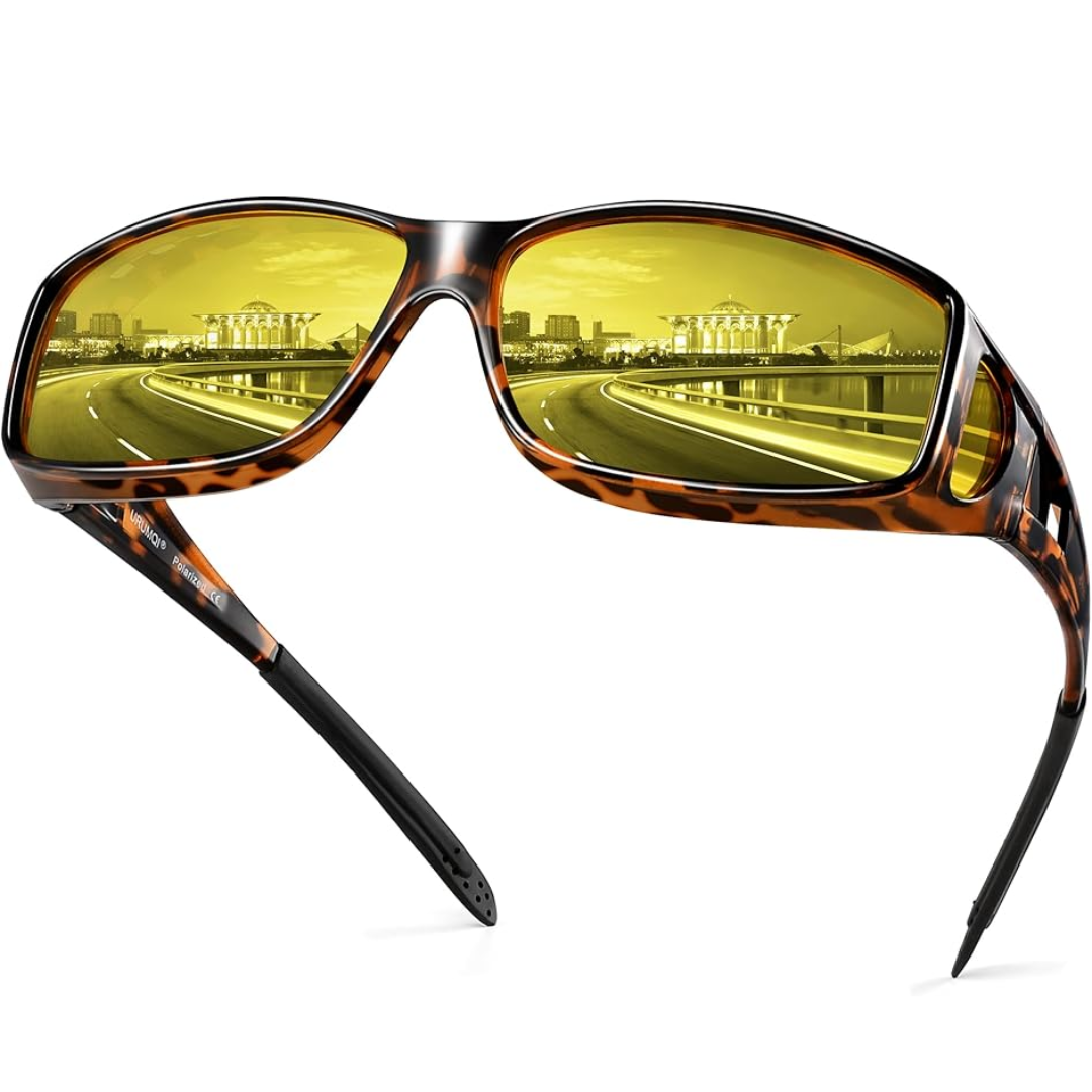 Polarized Night Driving Glasses with Anti-Glare Lenses