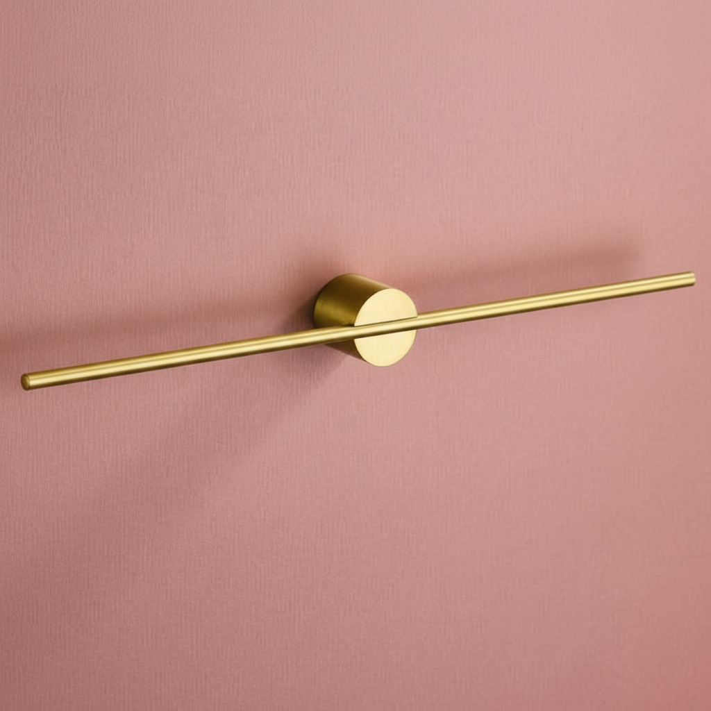 Adjustable Brushed Aluminum Towel Rack