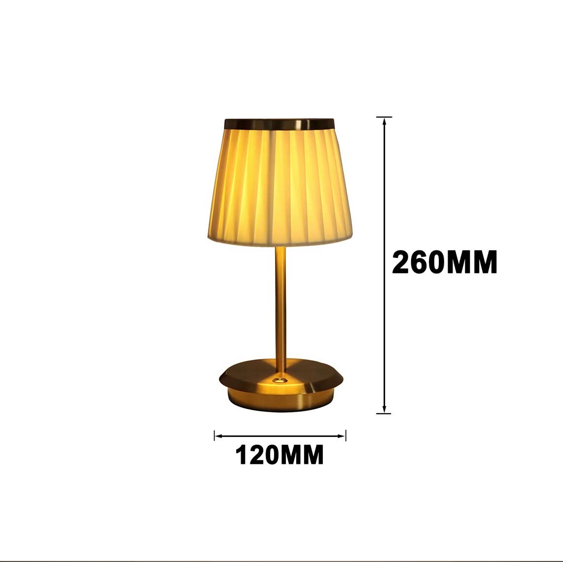 Vintage Elegant Dimmable Touch Table Lamp