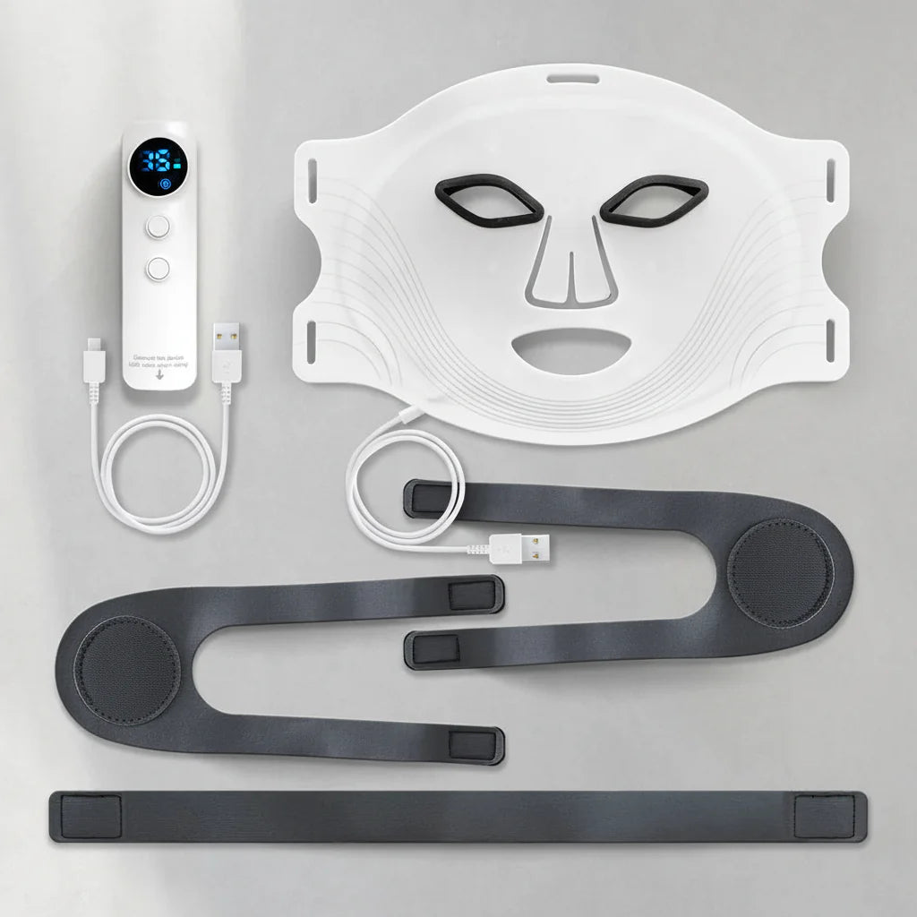 Rechargeable Red Light Therapy Mask for Skin Rejuvenation