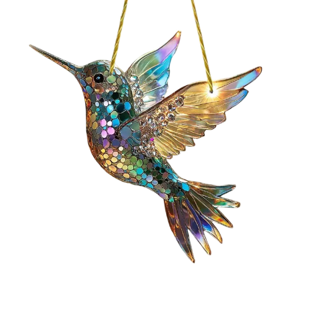 Hummingbird Window Suncatcher Hanging Decor
