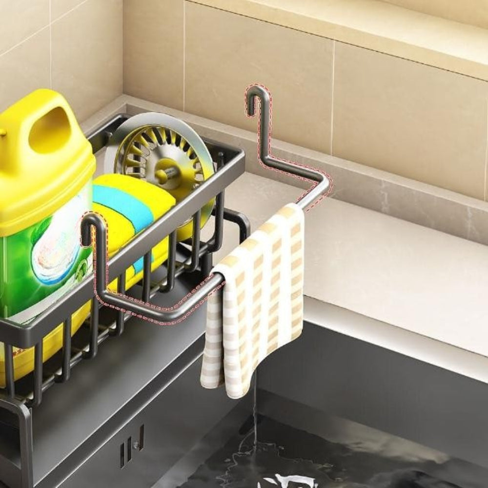 Wall Mounted Modern Sponge and Soap Rack