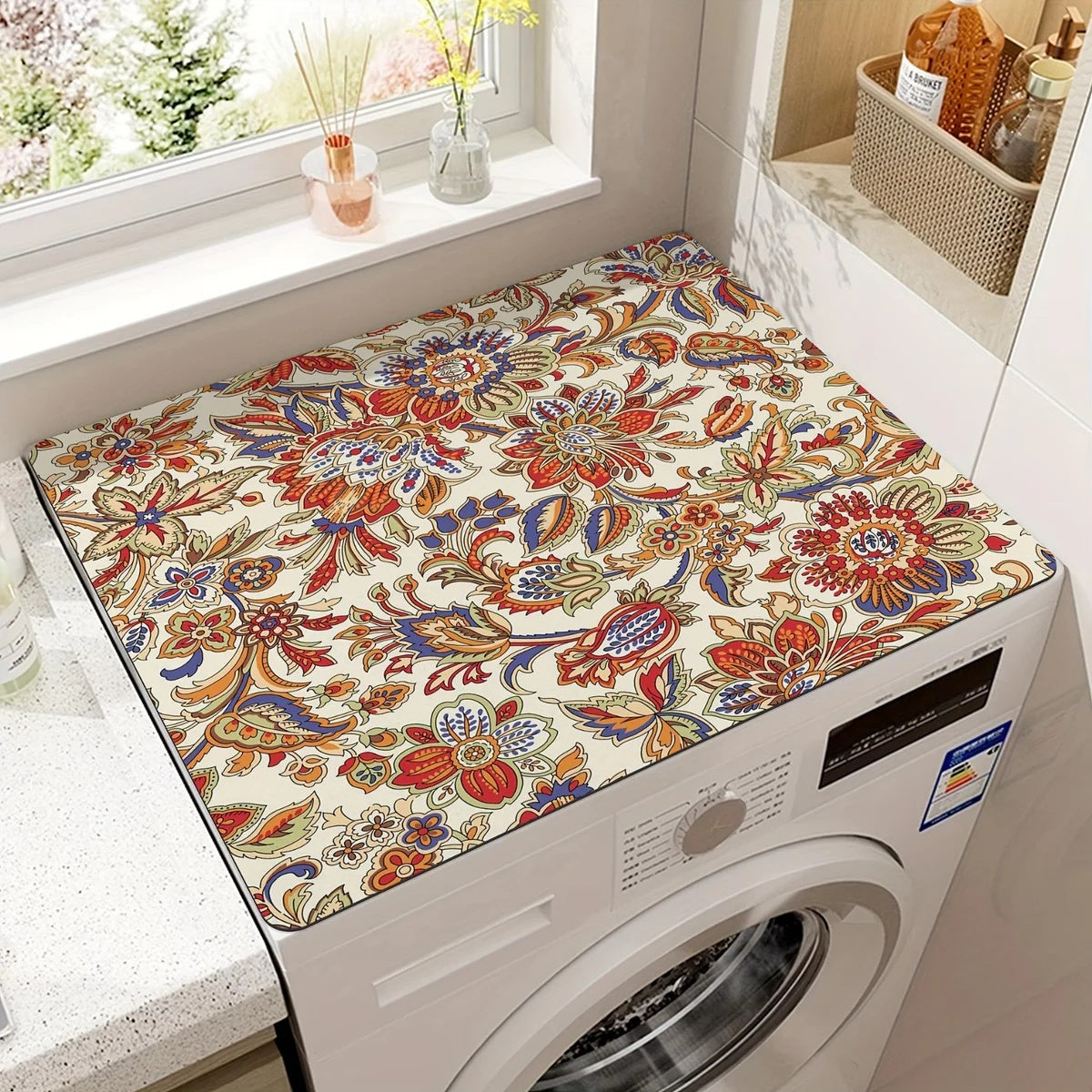Microfiber Appliance Mat with Anti-Slip Backing