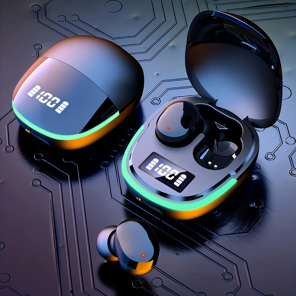 Wireless Gaming Earbuds with Touch Control and Charging Case