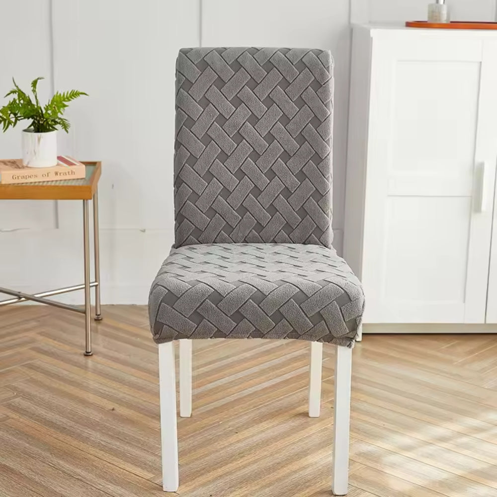 Stretchable Jacquard Chair Cover for Everyday Protection
