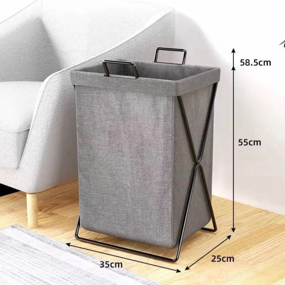 Foldable Water-Resistant Laundry Organizer with Sturdy Handles