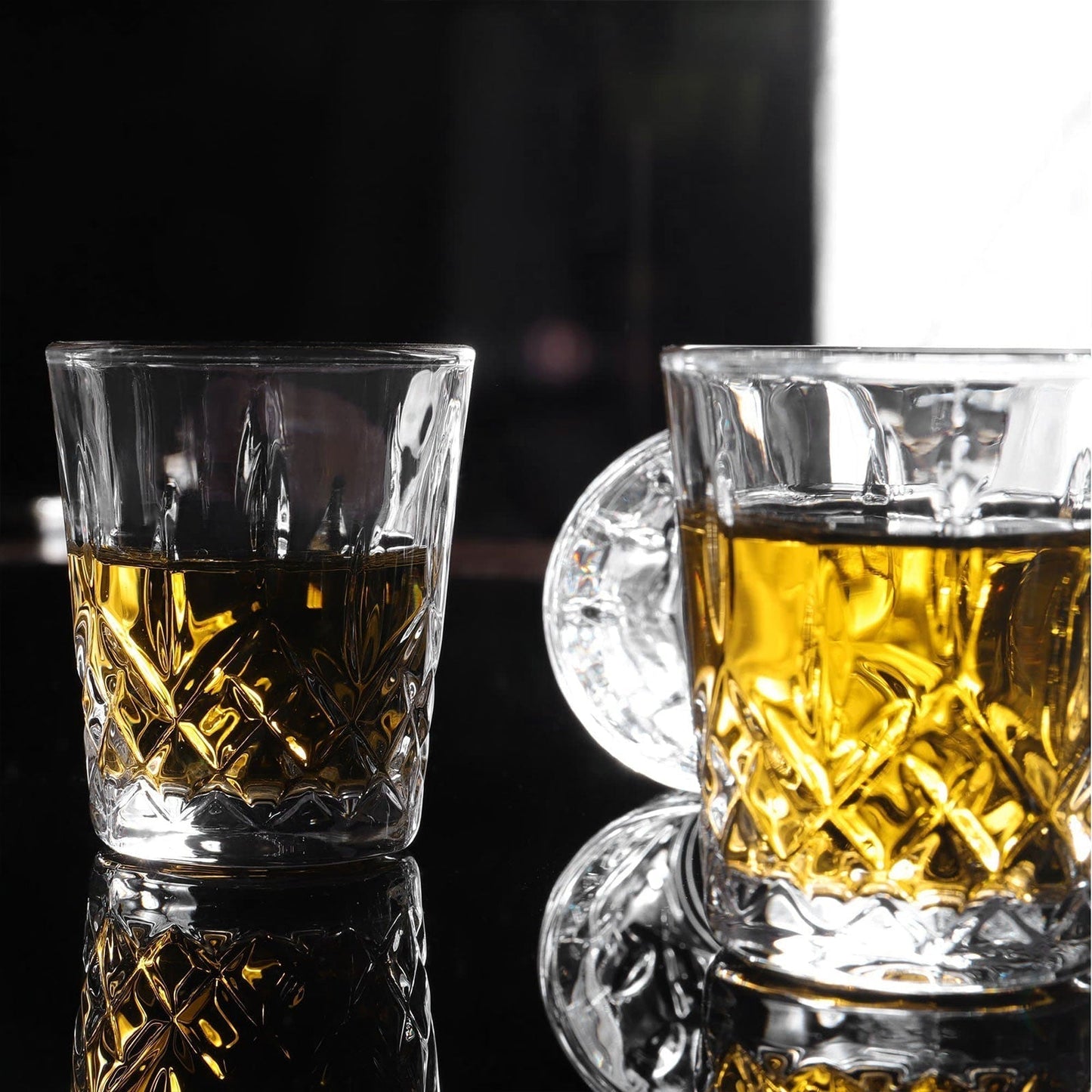 Engraved Clear Glass Tequila Shot Glasses Set