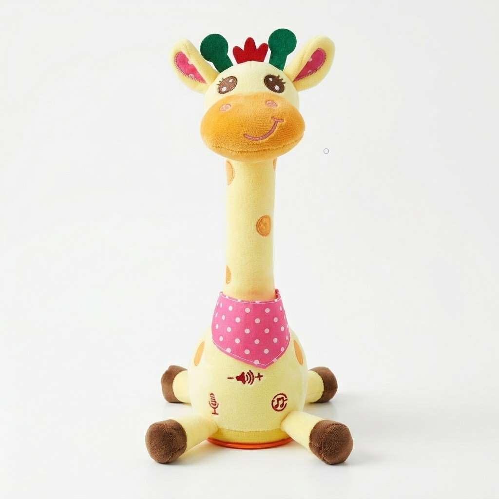 Interactive Singing Giraffe Plush Toy for Kids