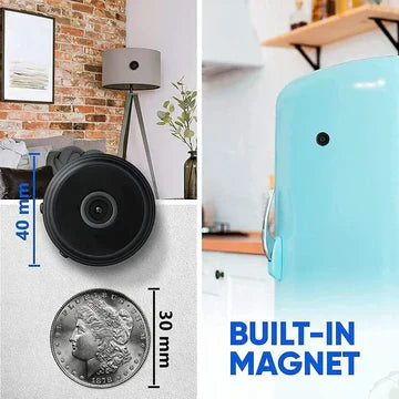 Mini Wireless Magnetic Camera with 1080P HD Video and Two-Way Audio