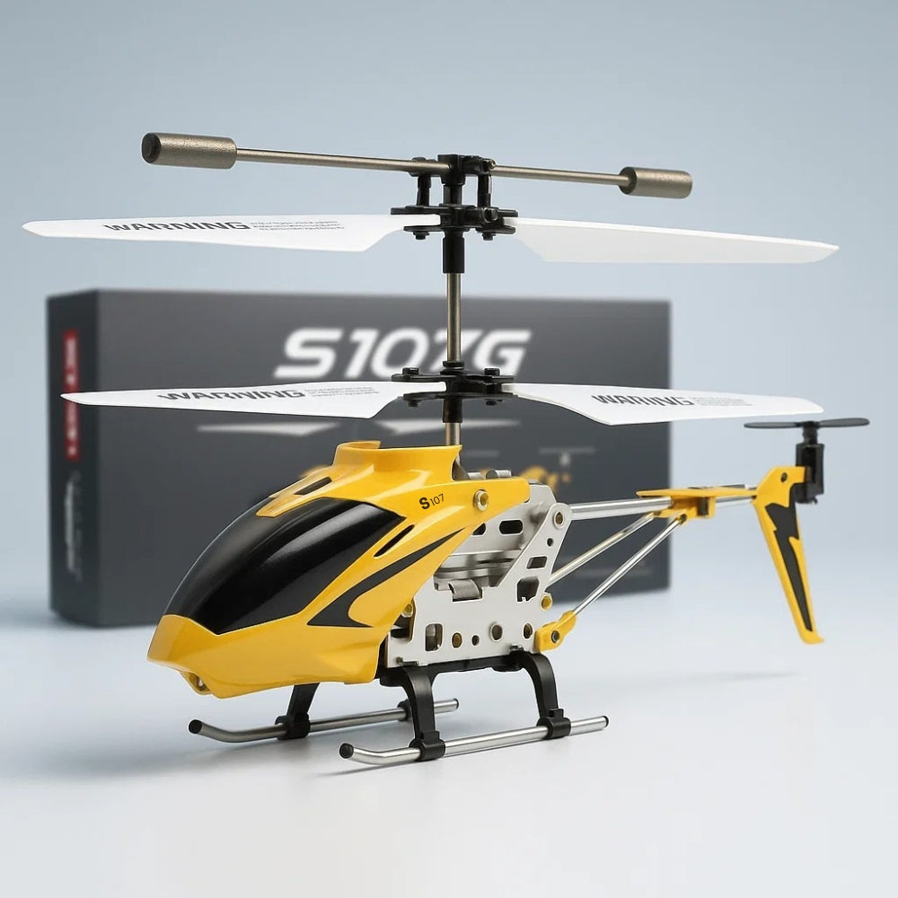 Mini RC Helicopter with Gyro Stabilization and Easy Control