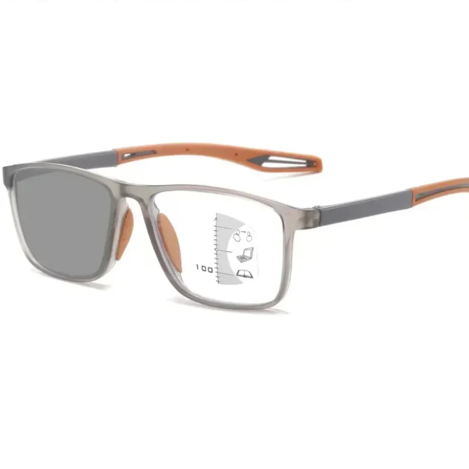 Photochromic Reading Glasses with Blue Light Filter and TR90 Frame