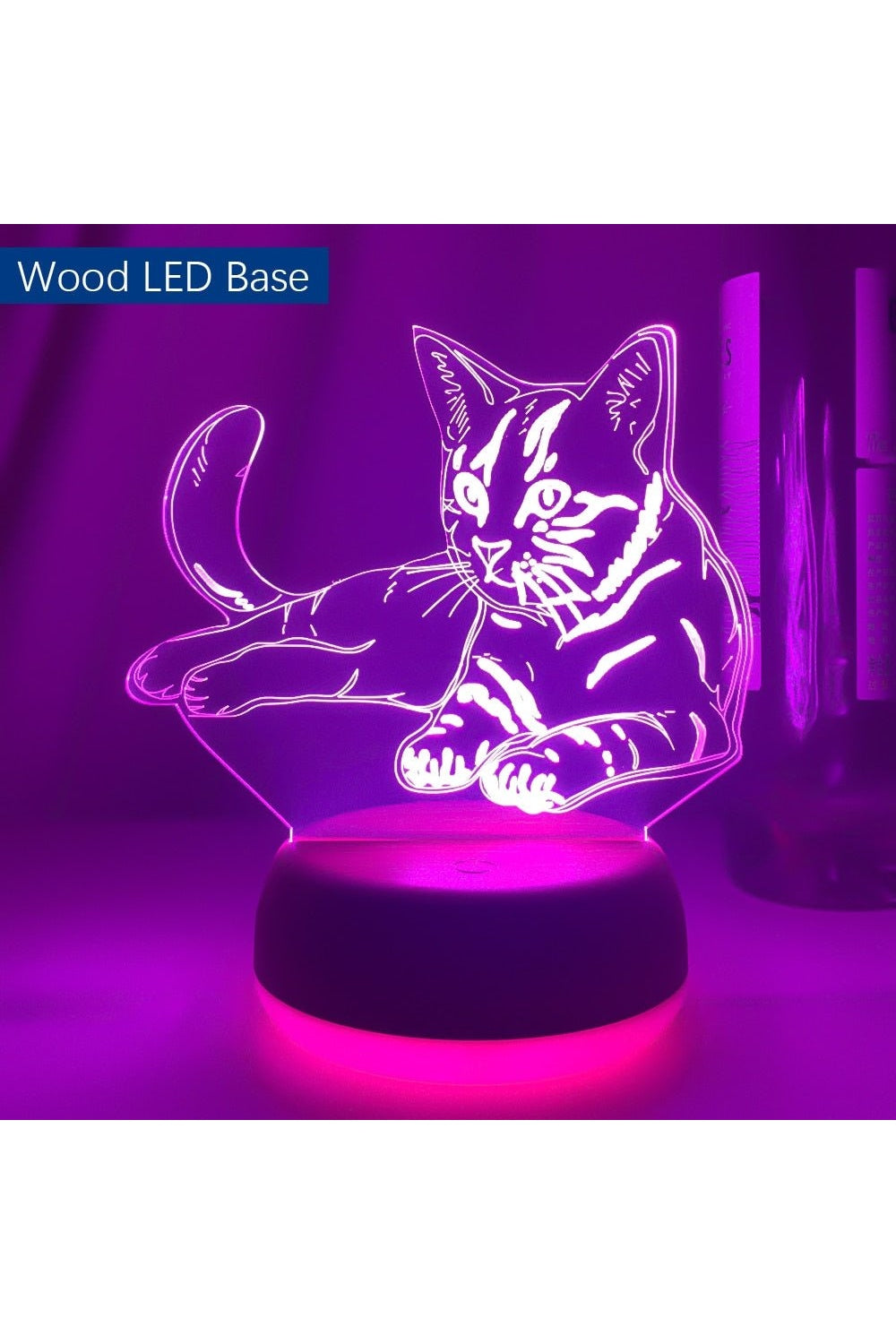 Acrylic LED Shaped Ambient Night Light