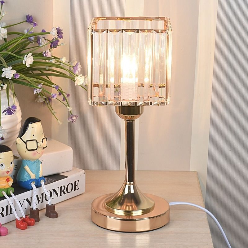 Nordic Crystal Table Lamp with Warm Illumination