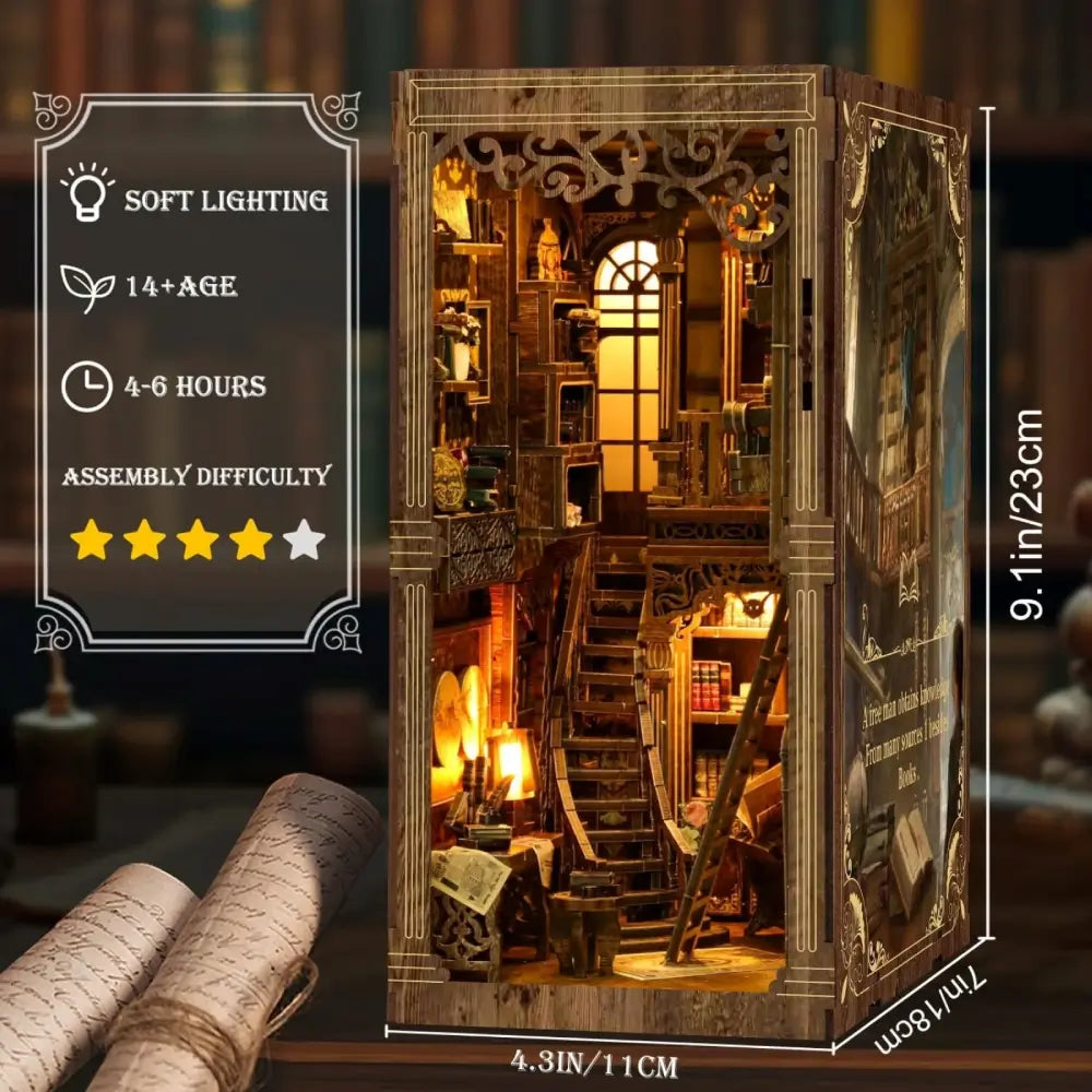 Ancient Library DIY Book Nook Kit