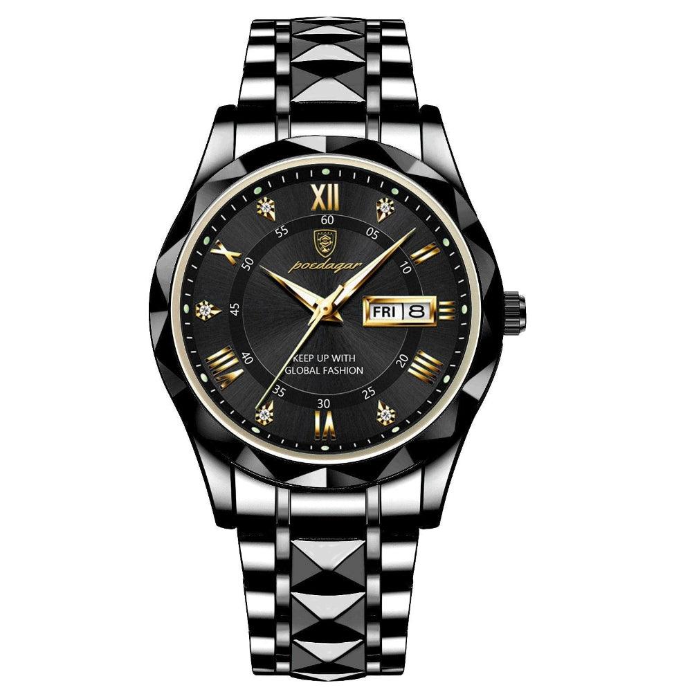 Elegant Men's Quartz Watch with Adjustable Strap