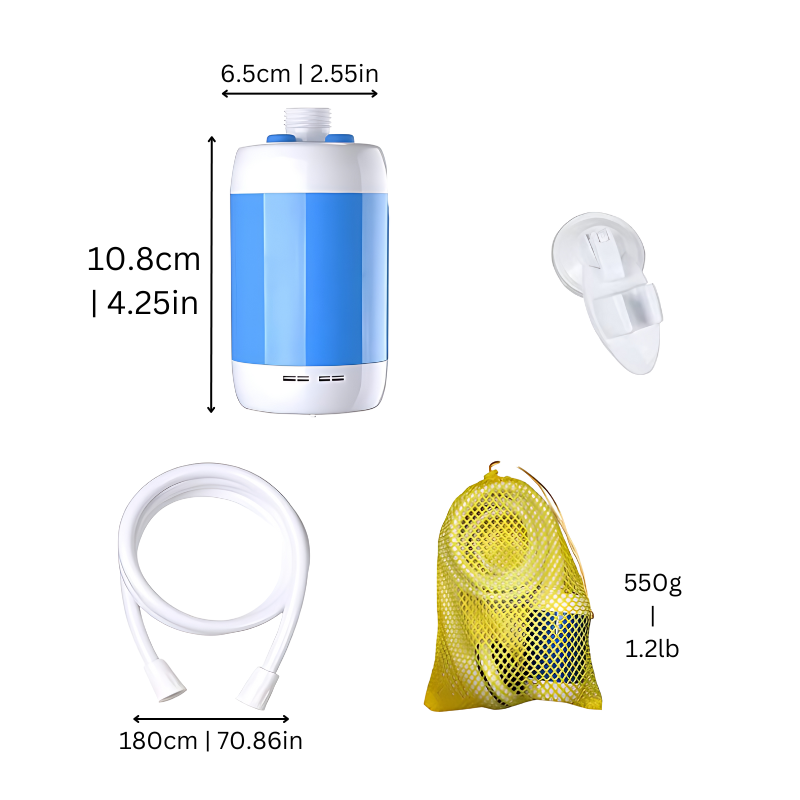 Portable Rechargeable Shower for Camping and Outdoor Adventures