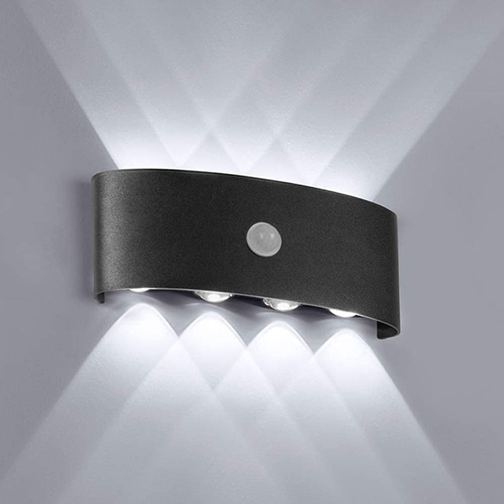 Modern LED Curved Wall Lamp - Indoor/Outdoor Energy-Efficient Lighting