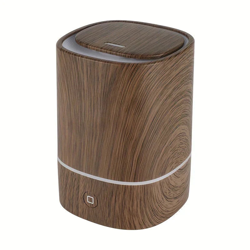 Wood Look Ultrasonic Humidifier with Automatic Shut-off and LED Light