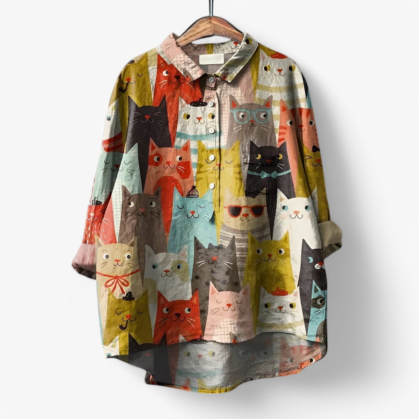 Elegant Graphic Pattern Shirt for Women