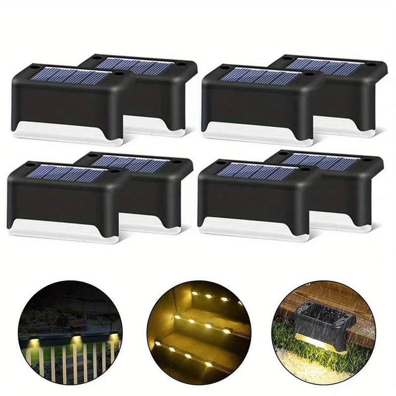 Solar-Powered LED Wall Lights for Garden and Patio