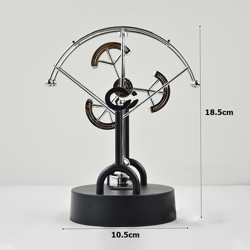 Rotating Ball Pendulum Perpetual Motion Desk Ornament