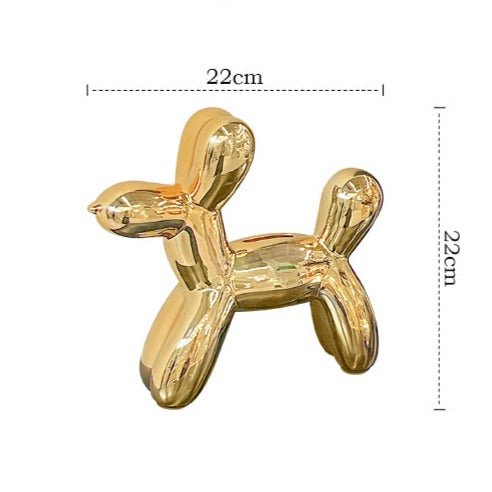 Modern Balloon Dog Piggy Bank in Luxurious Style