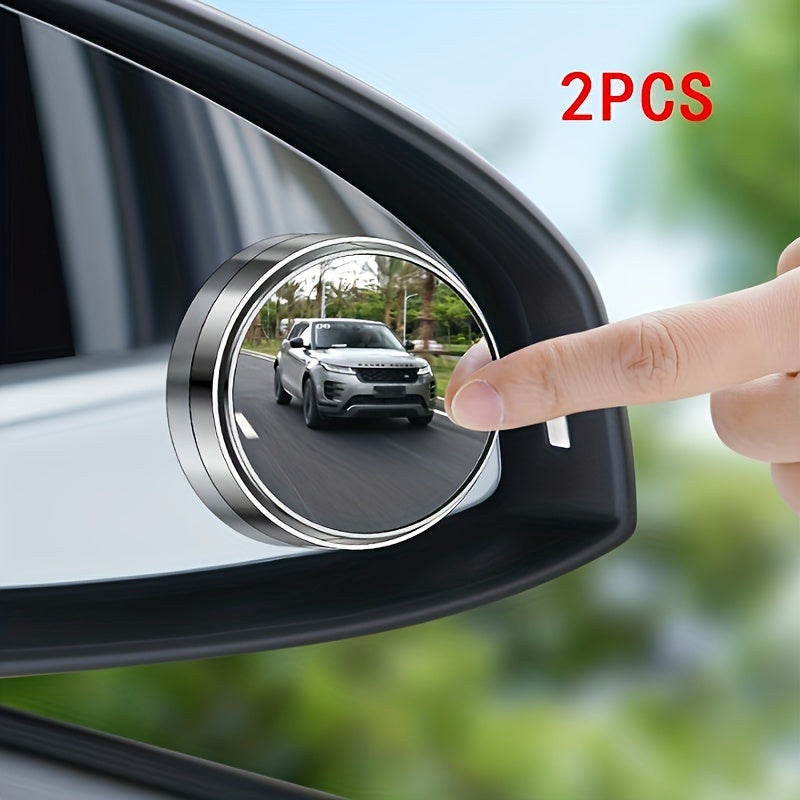 Wide-Angle Blind Spot Mirrors with 360° Adjustable Design