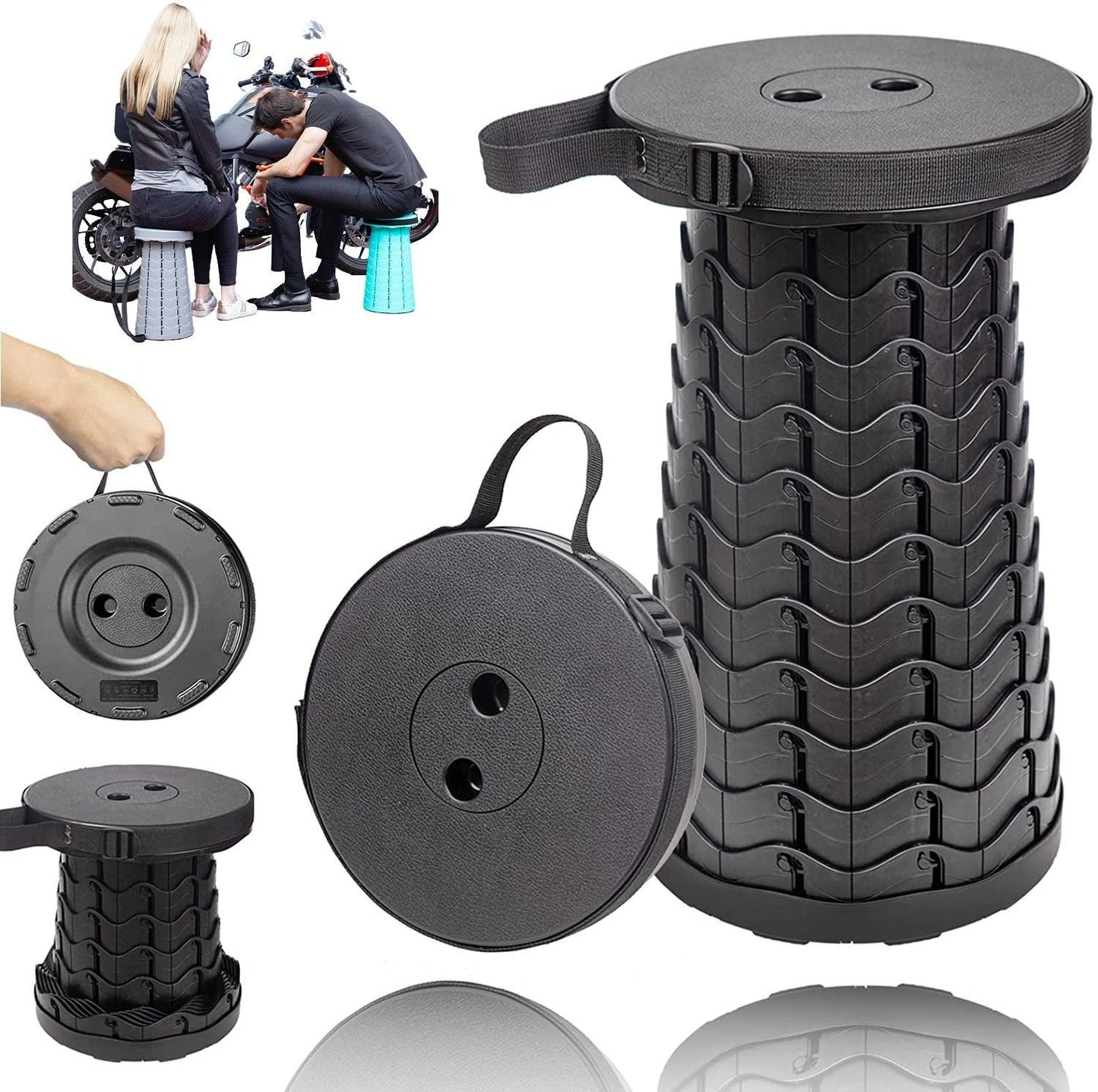 Foldable Portable Outdoor Stool for Camping and Festivals