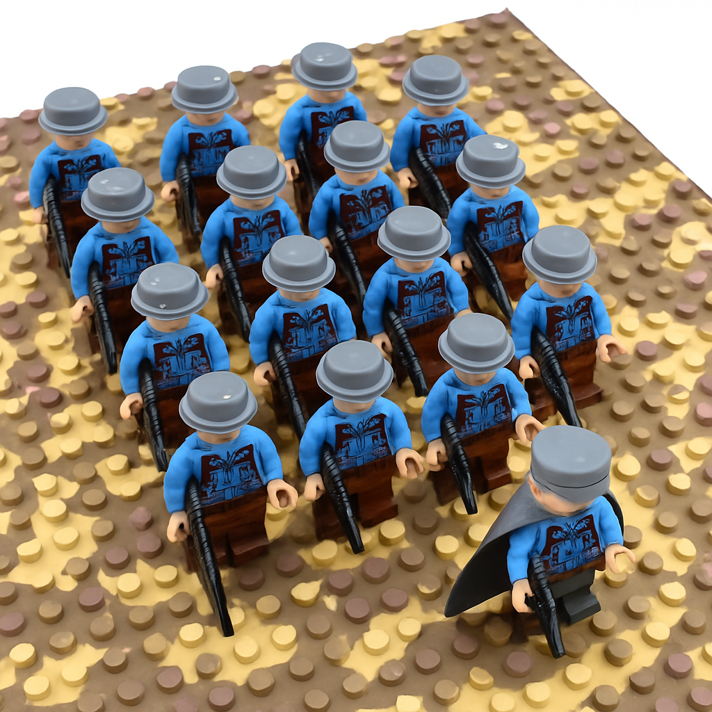 Historical Soldier Building Block Set for Creative Play