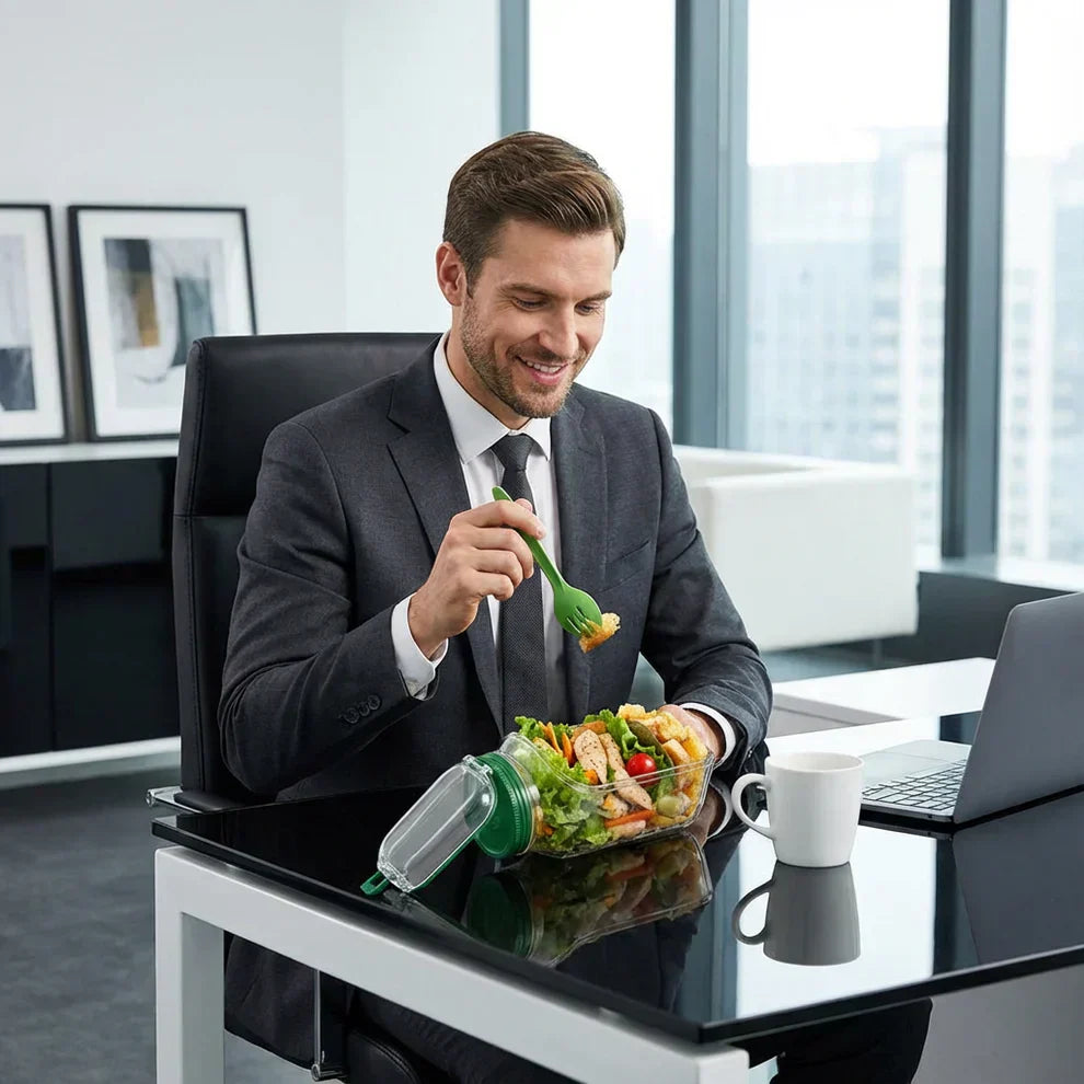Leak-Proof BPA-Free Lunch Container for Work and School