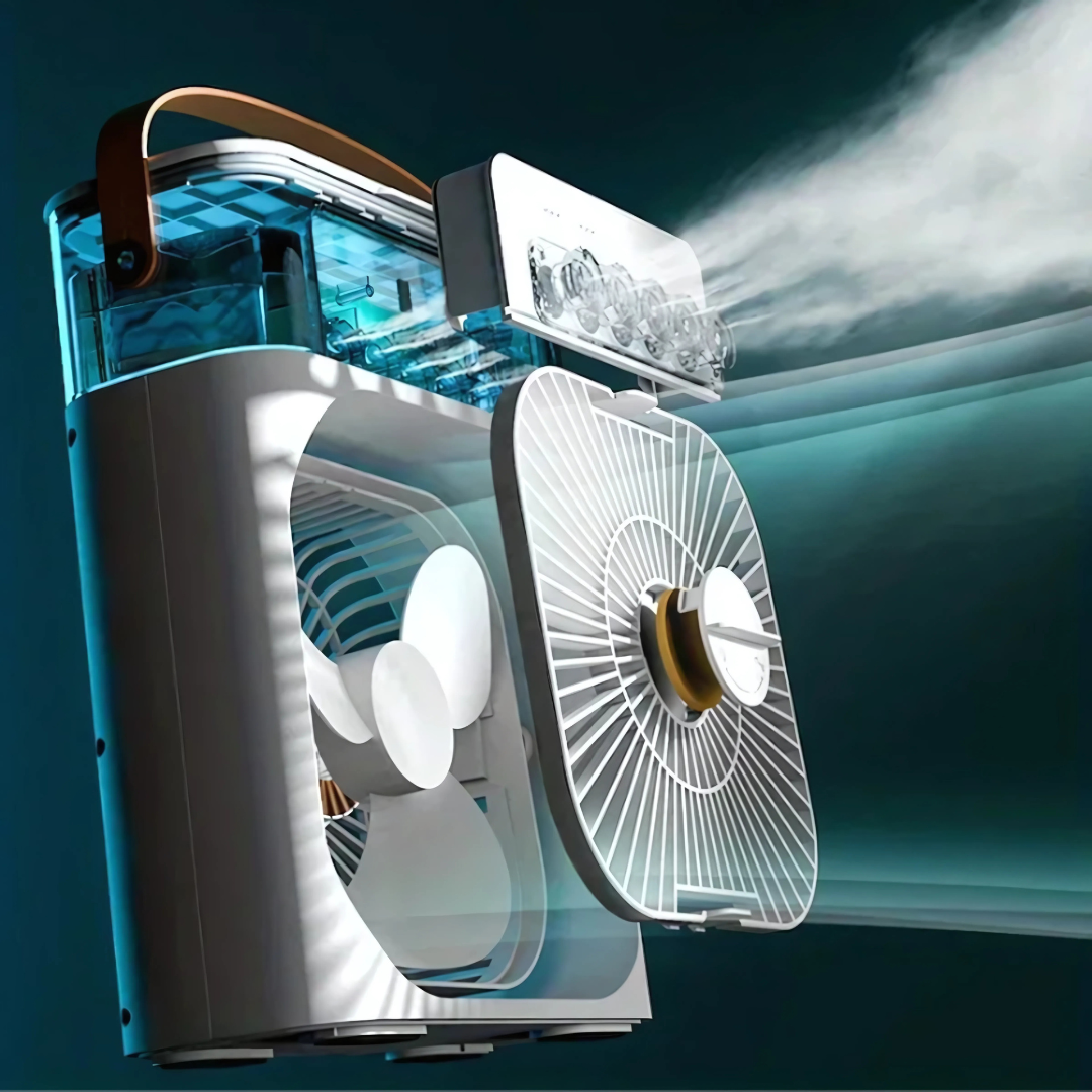 Portable Mini Air Cooler and Humidifier with Quiet Operation