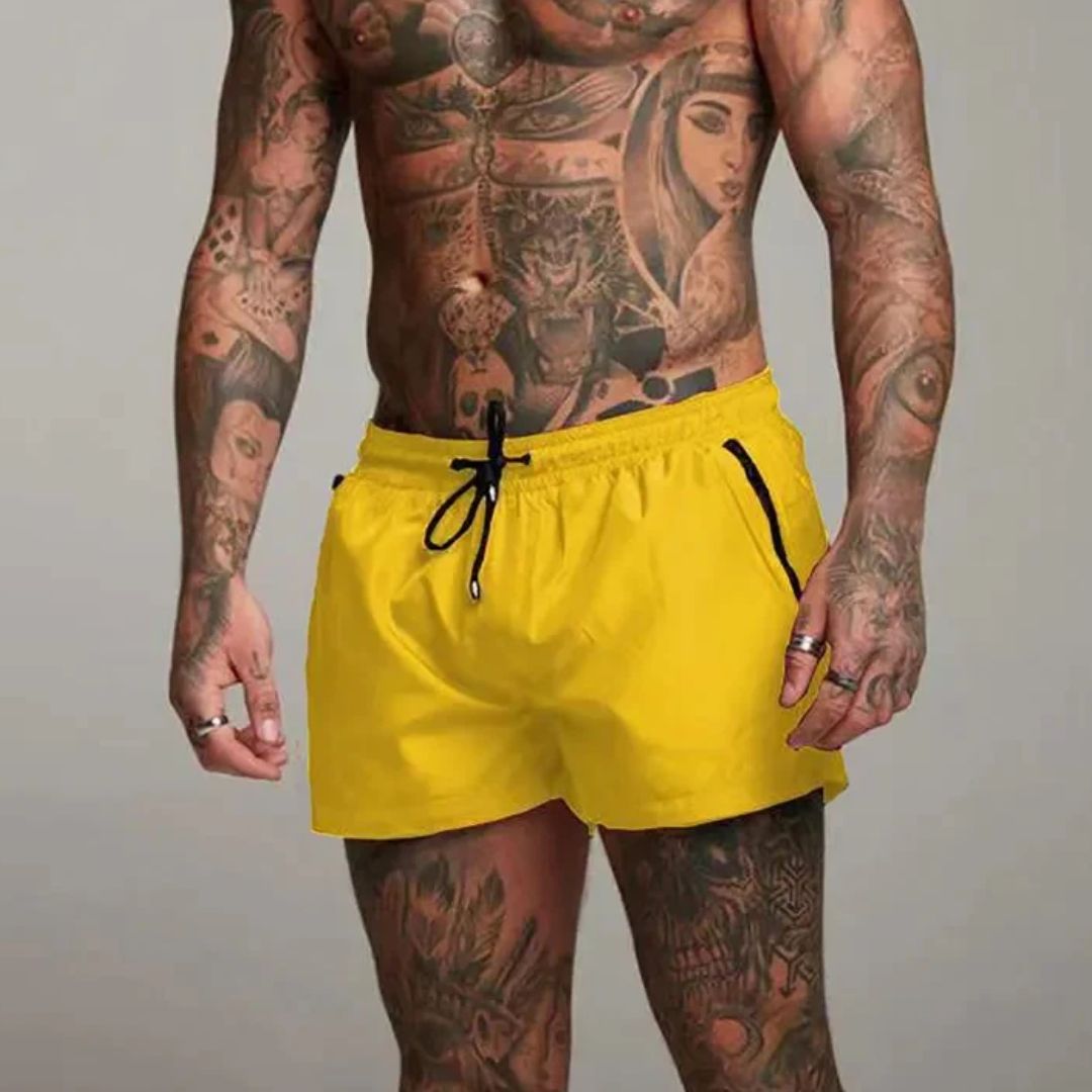 Quick-Drying Modern Swim Trunks for Men