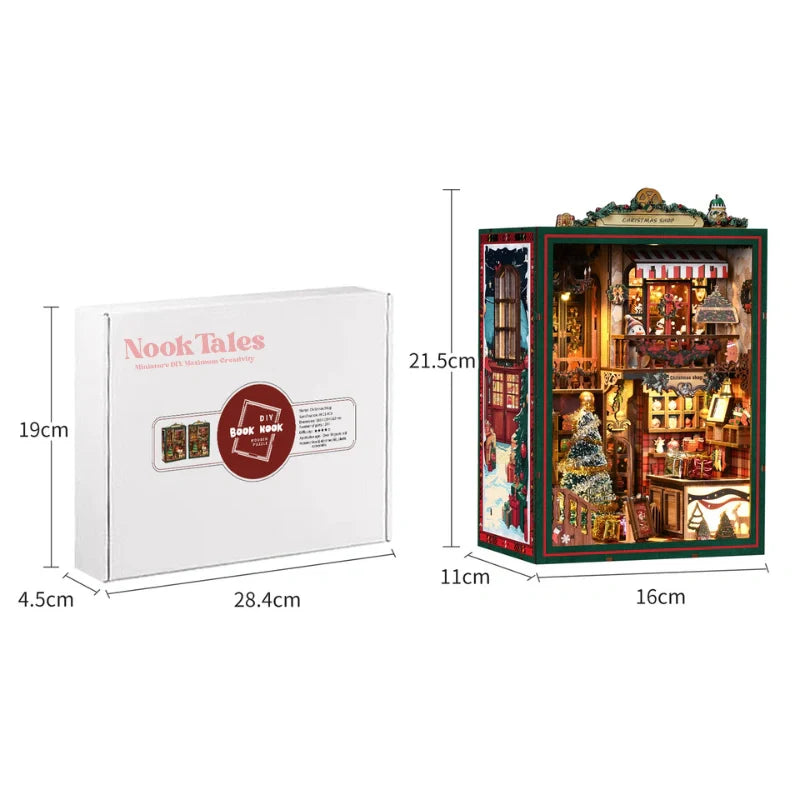 DIY Christmas Building Kit with Front Protective Dust Cover