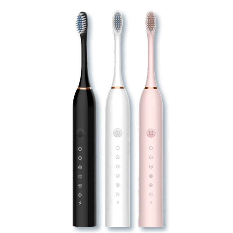 Rechargeable Sonic Toothbrush with Low Noise and Flexible Modes