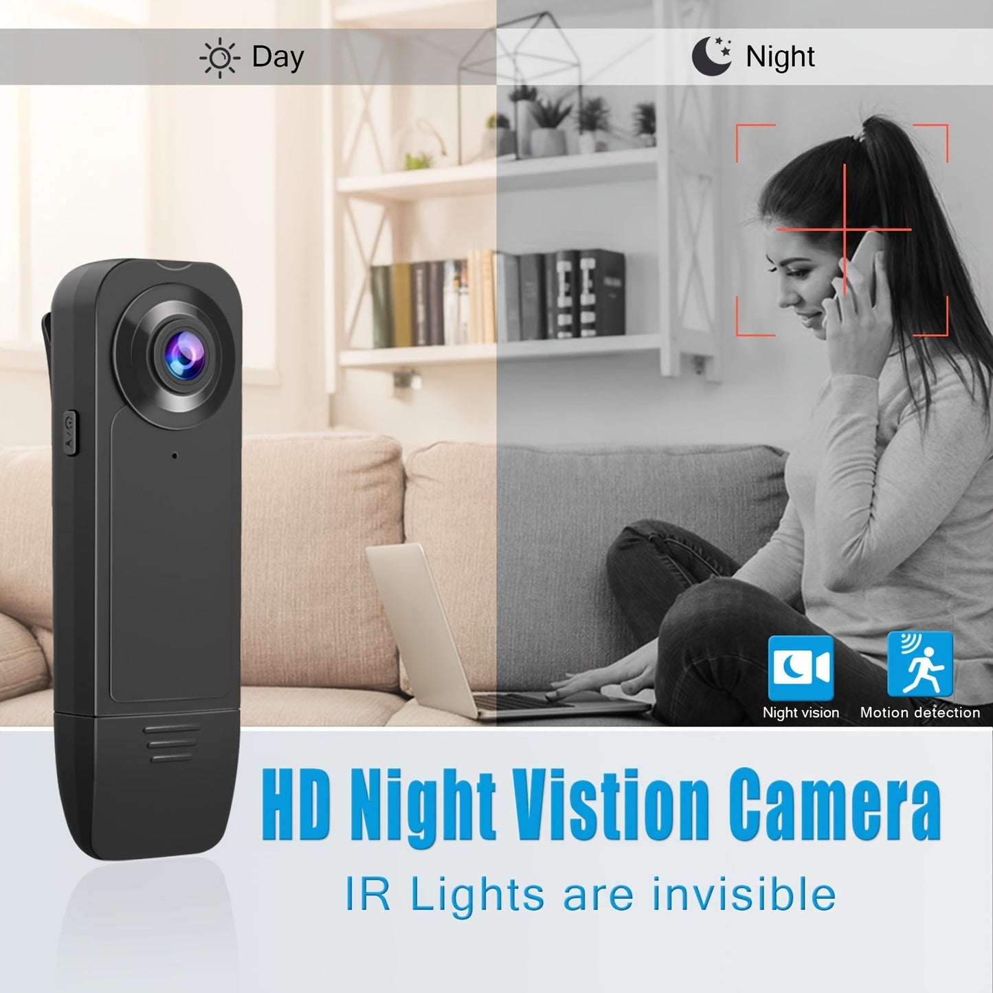 Compact Full HD Mini Camera with Automatic Exposure