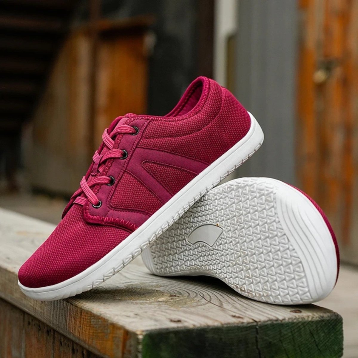 Men's Breathable Barefoot Shoes with Wide Toe Box