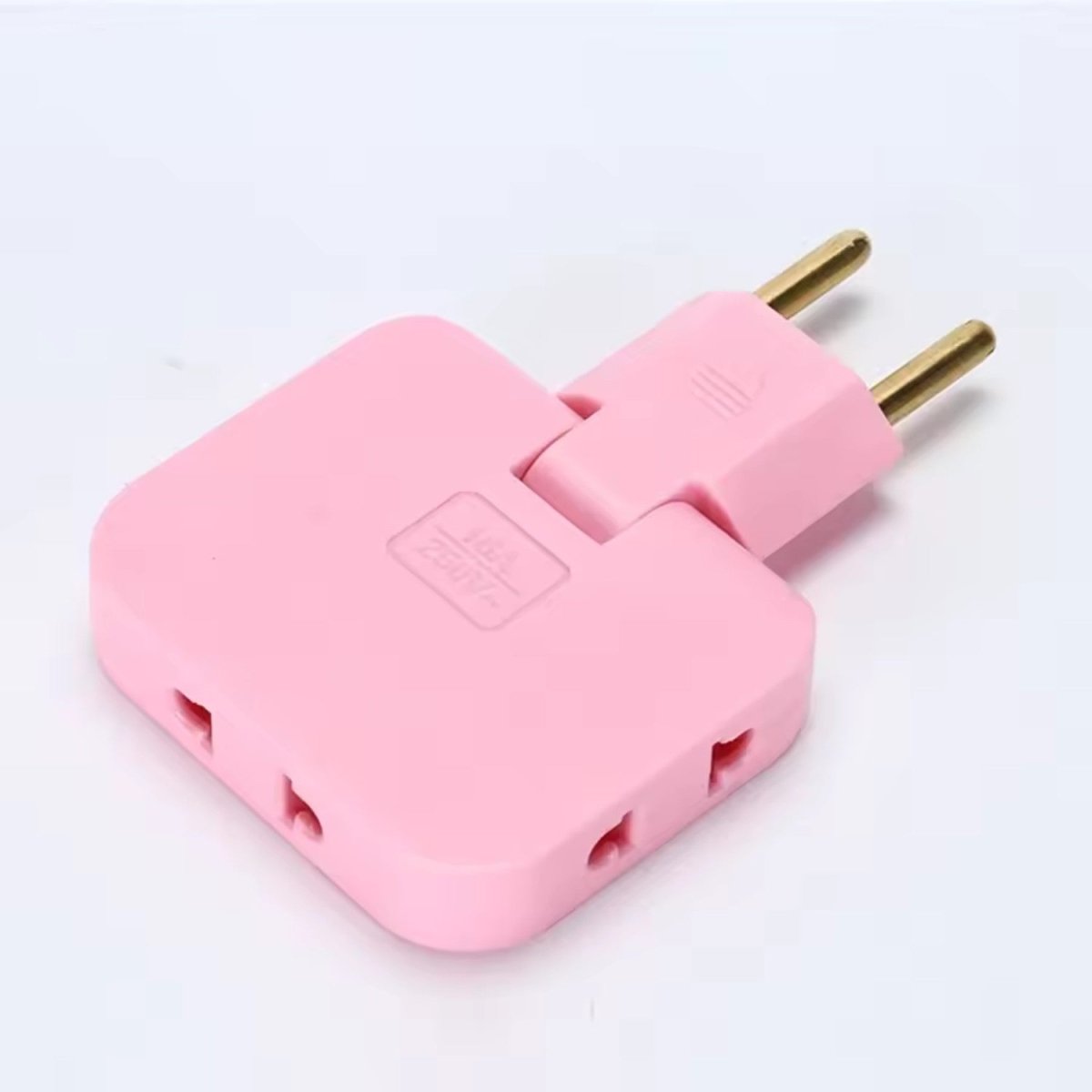 Slim Compact Universal Power Strip with 180° Rotating Head and 3 Outlets