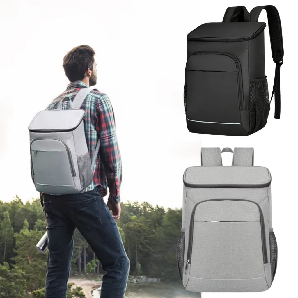 Insulated Cooler Backpack with Water-Resistant Fabric