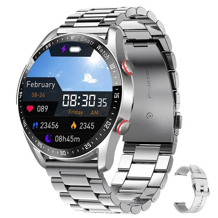 Intelligent Health Monitoring Smartwatch with Bluetooth Calling and Music