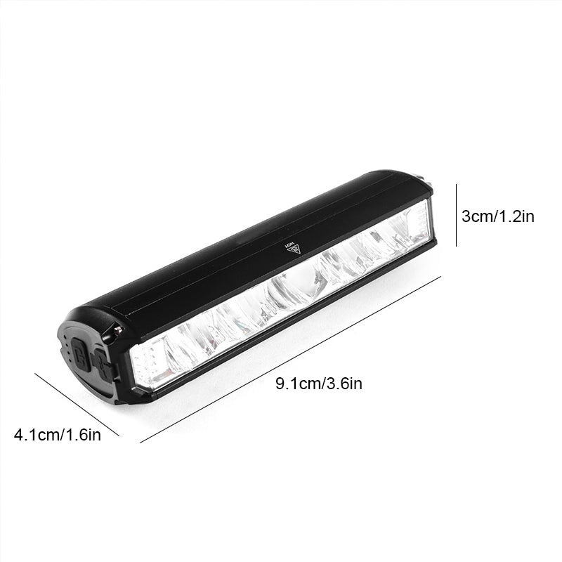 180° Wide Angle Rechargeable Bicycle Front Light