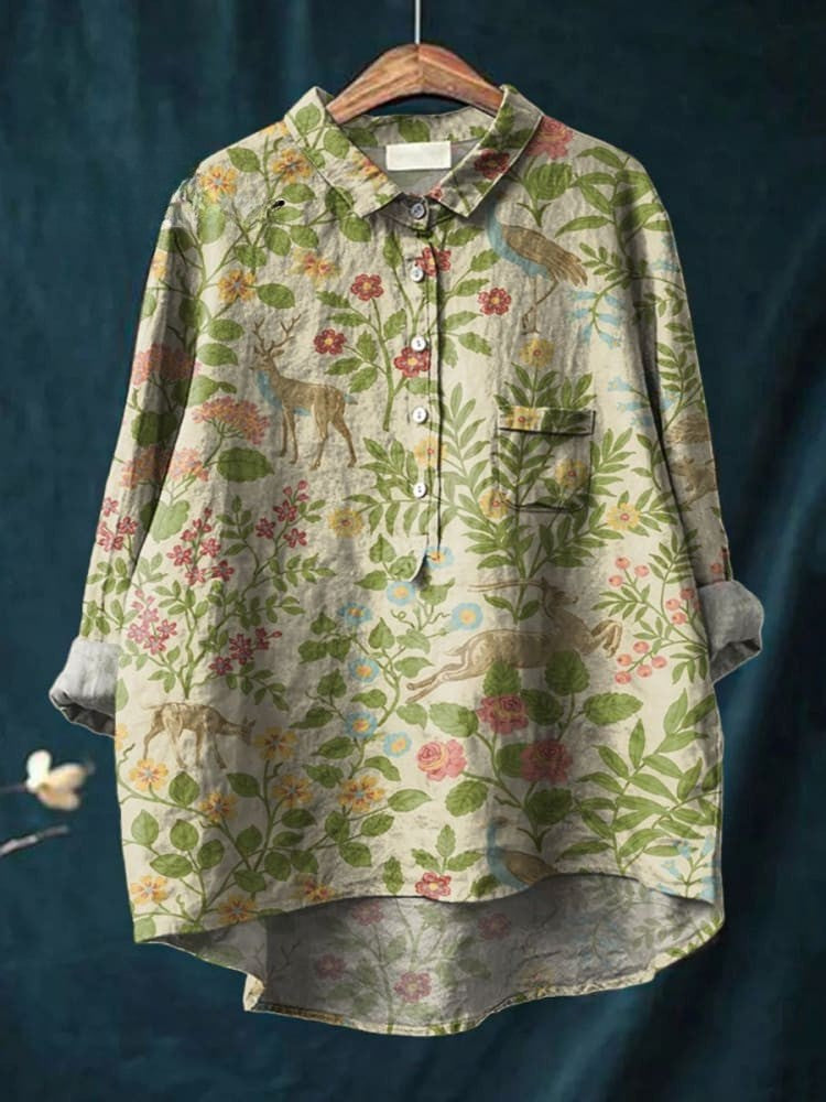 Anwen - Enchanted Printed Blouse