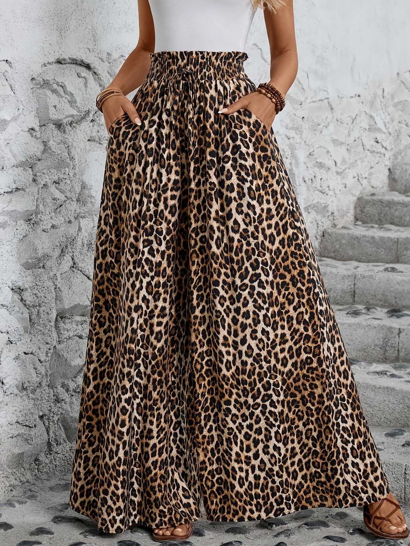 Milira - Leopard Flow Pants