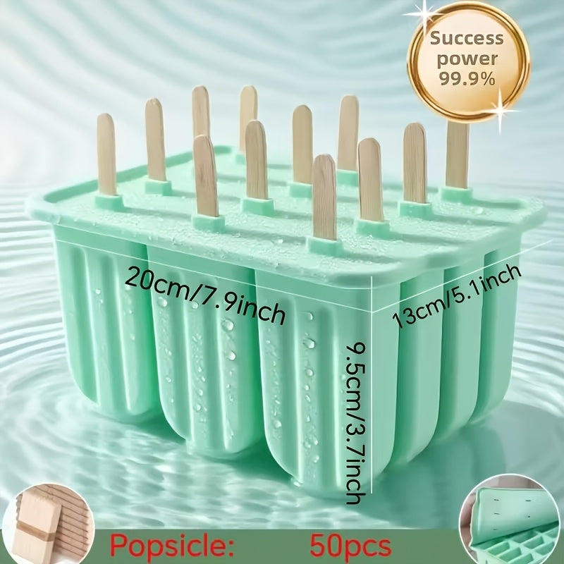 Silicone Ice Cream Mold with Multiple Compartments