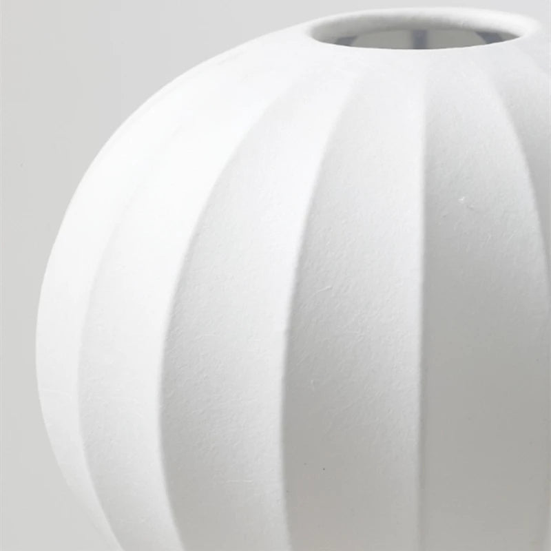 Decorative Silk Balloon Table Lamp with Dimming LED Light
